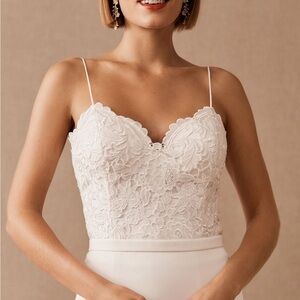 Elegant White Lace Camisole Top